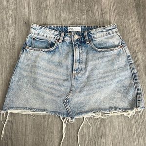 Zara denim skirt